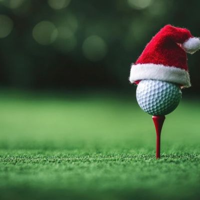 christmas-golf-golf-ball-with-santa-hat-tee-holiday-season-golf-course-background_817921-60934